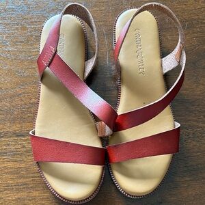 Cynthia Rowley brown leather sandals 6.5